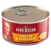 Konserwy i dania rybne - KING OSCAR Oscar Tuńczyk w kawałkach w oleju roślinnym 170 g SPAR-5901489215273 - miniaturka - grafika 1