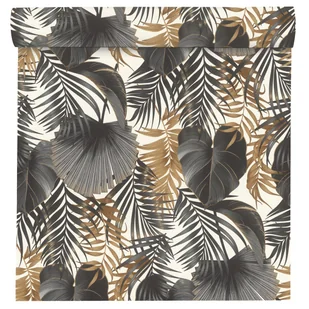 Tapeta Złote Liście winylowa na flizelinie - Tapety - miniaturka - grafika 1