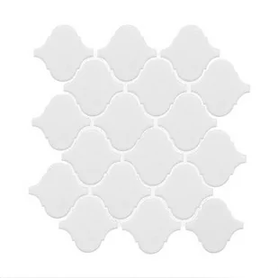 Mozaika ceramiczna Arabesco white 27.6x25 cm - Płytki ceramiczne - miniaturka - grafika 1