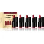 Szminki - Revolution PRO PRO Lipstick Collection zestaw szminek Matte Reds 5 szt - miniaturka - grafika 1