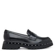 Półbuty damskie - Loafersy Tamaris 1-24767-45 Czarny - miniaturka - grafika 1
