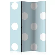 Parawany - Parawan 3-częściowy - Niebieska słodycz [Room Dividers] (rozmiar 135x172) - miniaturka - grafika 1