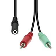 Kable - ProXtend 4-Pin to 2x 3-Pin Cable F-M - miniaturka - grafika 1