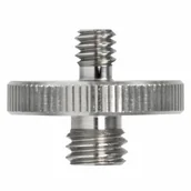 Akcesoria do statywów - GlareOne Śruba dwustronna krótka, męska 1/4, męska 3/8 - miniaturka - grafika 1