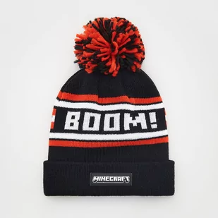 Reserved - Czapka beanie z pomponem - Czarny - Czapki dla dzieci - miniaturka - grafika 1