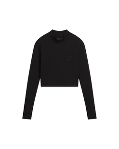 Vans Longsleeve damski VN0007EZBLK S - Koszulki i topy damskie - miniaturka - grafika 1