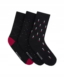 Skarpety Męskie Skarpetki Bawełniane 3 pary 43-46 PUCCINI SKS1012 4346 - Skarpetki męskie - miniaturka - grafika 1