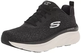 Skechers Damskie trampki D'LUX Walker, czarne, 5 UK - Trampki damskie - miniaturka - grafika 1