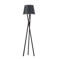 Lampy stojące - Lampa podłogowa do sypialni ANDORA z czarnego drewna - miniaturka - grafika 1