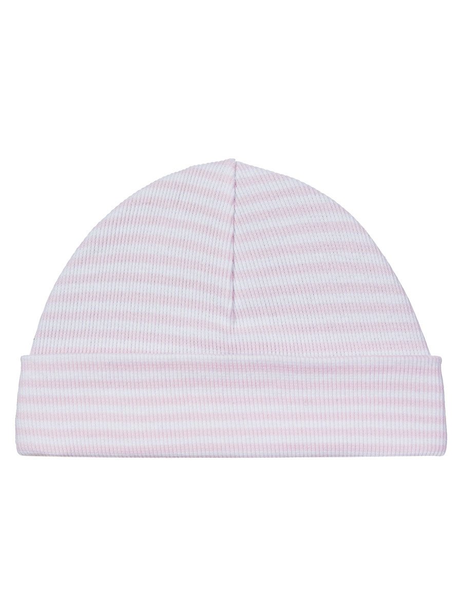 Niemowlęca czapka bawełniana jasnoróżowa Döll