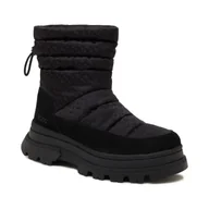 Śniegowce damskie - BOSS Ocieplane śniegowce Foster NYMN | z dodatkiem skóry - miniaturka - grafika 1