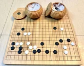 Gry planszowe - ZESTAW Go: Bambusowa plansza + kamienie + Gosu - miniaturka - grafika 1