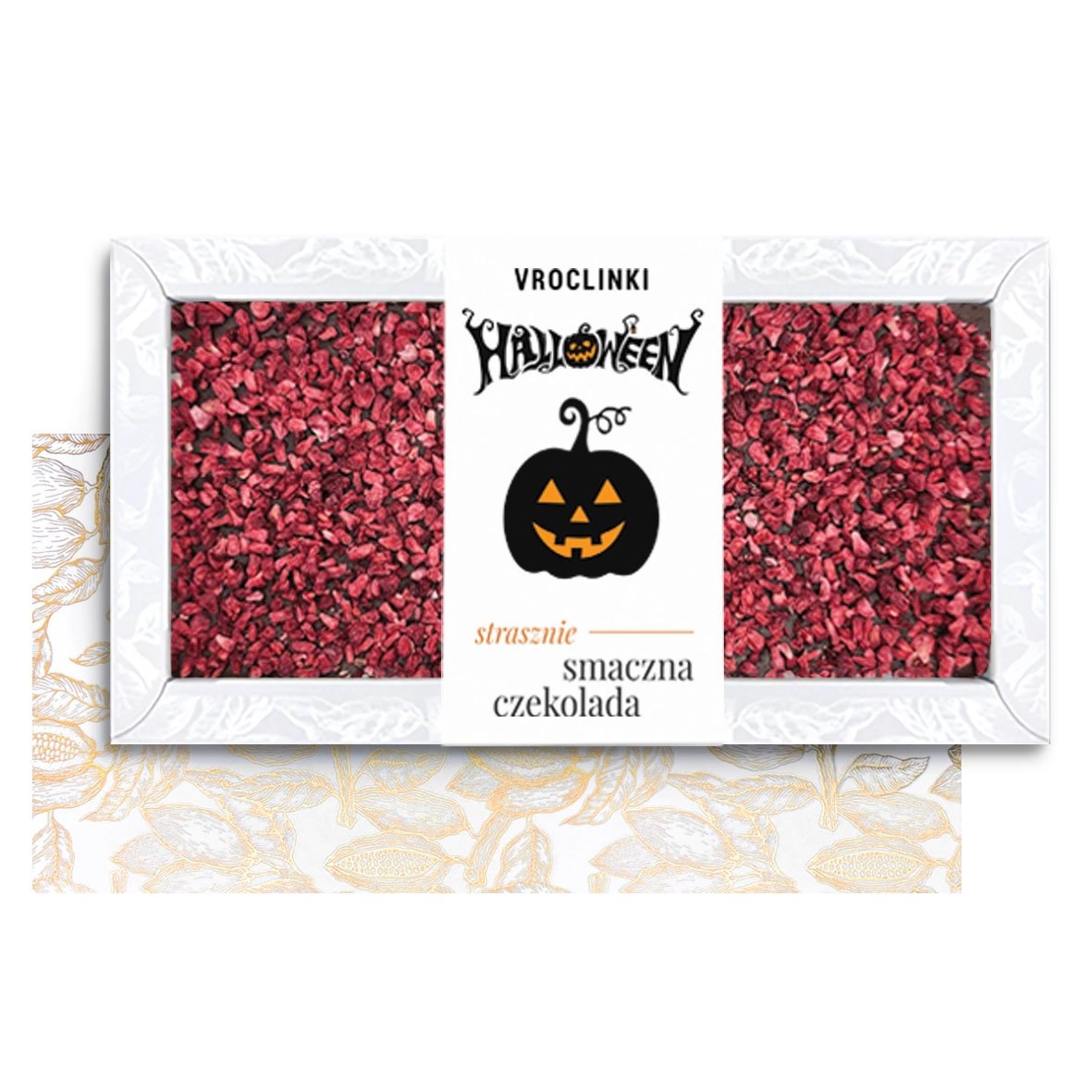 Czekolada Deserowa z Malinami na Halloween (80g)