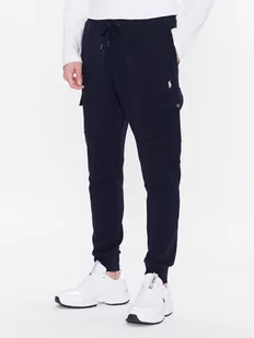 Polo Ralph Lauren Spodnie dresowe 710881522007 Granatowy Regular Fit - Spodnie sportowe męskie - miniaturka - grafika 1
