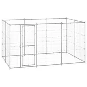 Budy dla psów - shumee Kojec zewnętrzny dla psa stal galwanizowana 7,26 m - miniaturka - grafika 1