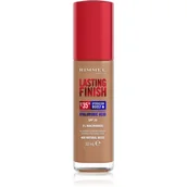 Podkłady do twarzy - Rimmel, Lasting Finish 35h Hydration Boost, Podkład Nawilżający Spf 20 Odcień 400 Natural Beige, 30ml - miniaturka - grafika 1