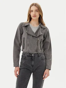 Vila Kurtka jeansowa Kiki 14104772 Szary Regular Fit - Kurtki damskie - miniaturka - grafika 1