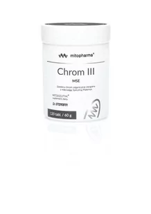 Mito Pharma Chrom trójwartościowy MSE Naturalny chrom trójwartościowy pozyskany z mikroalgi spiruliny platensis 120 kaps - Suplementy naturalne - miniaturka - grafika 1