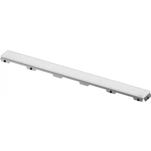 TECE 601593 TECEdrainline - Ruszt prosty ze szkła, szkło białe satynowe 1500 mm - Odpływy liniowe - miniaturka - grafika 1