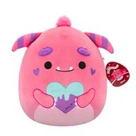 Maskotki i pluszaki - SQVA - Medium Plush (12" Squishmallows) (Mont - Pink Monster Holding Purple and Teal Monster Heart) - miniaturka - grafika 1