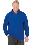 Bluzy męskie - Trigema Bluza męska, niebieski (Royal 049), 3XL - miniaturka - grafika 1