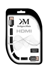Kruger&Matz Krüger&amp;Matz Kabel HDMI HDMI A-A 4K 3.0m KM0330 KM0330 - Kable - miniaturka - grafika 2