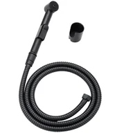 Baterie umywalkowe - Zestaw Natryskowy Punktowy Typu Bidetta Czarna - miniaturka - grafika 1