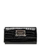 Portfele - Monnari Duży Portfel Damski PUR0120-M20 Czarny - miniaturka - grafika 1