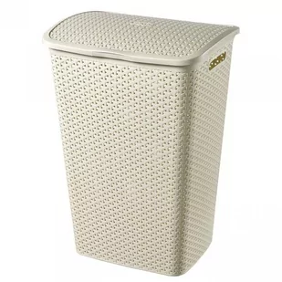 Curver Kosz na bieliznę CURVER KREMOWY MY STYLE 55L 713025_CURVER - Kosze na bieliznę - miniaturka - grafika 1