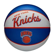 Koszykówka - Piłka do koszykówki Wilson Team Retro New York Knicks Mini Ball rozmiar 3 - miniaturka - grafika 1
