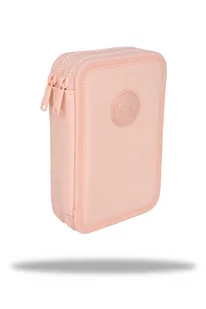 Piórnik 2-komorowy z wyposażeniem Coolpack Jumper 2 pastel powde łososiowy - Piórniki - miniaturka - grafika 1