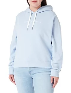 Tommy Hilfiger Damska bluza z kapturem CRV REG Frosted Corp, Breezy Blue, 54, Niebieski bryzowy - Bluzy damskie - miniaturka - grafika 1