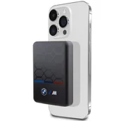 Powerbanki - BMW BMPBMS5K22PGVK 15W 5000mAh + kabel czarny/black M Collection MagSafe - miniaturka - grafika 1