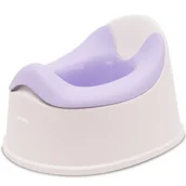 Nocniki - Nocnik dla dzieci antypoślizgowy z wyjmowanym wkładem Stabilny biało fioletowy Sun Baby - miniaturka - grafika 1