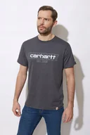 Koszulki męskie - Koszulka Carhartt Force Midweight Logo Graphic - miniaturka - grafika 1