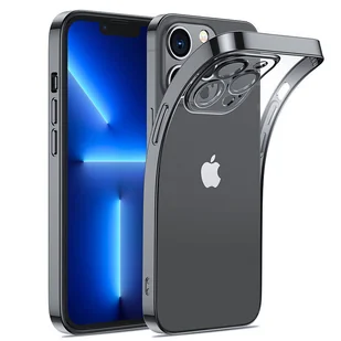 Joyroom 14Q Case etui do iPhone 14 Pro obudowa pokrowiec z metaliczną ramką czarny (JR-14Q2-black) - Etui i futerały do telefonów - miniaturka - grafika 1
