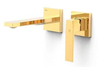 Baterie umywalkowe - Bateria umywalkowa TRES Slim Exclusive 24-K Złoto 20230001OR - miniaturka - grafika 1