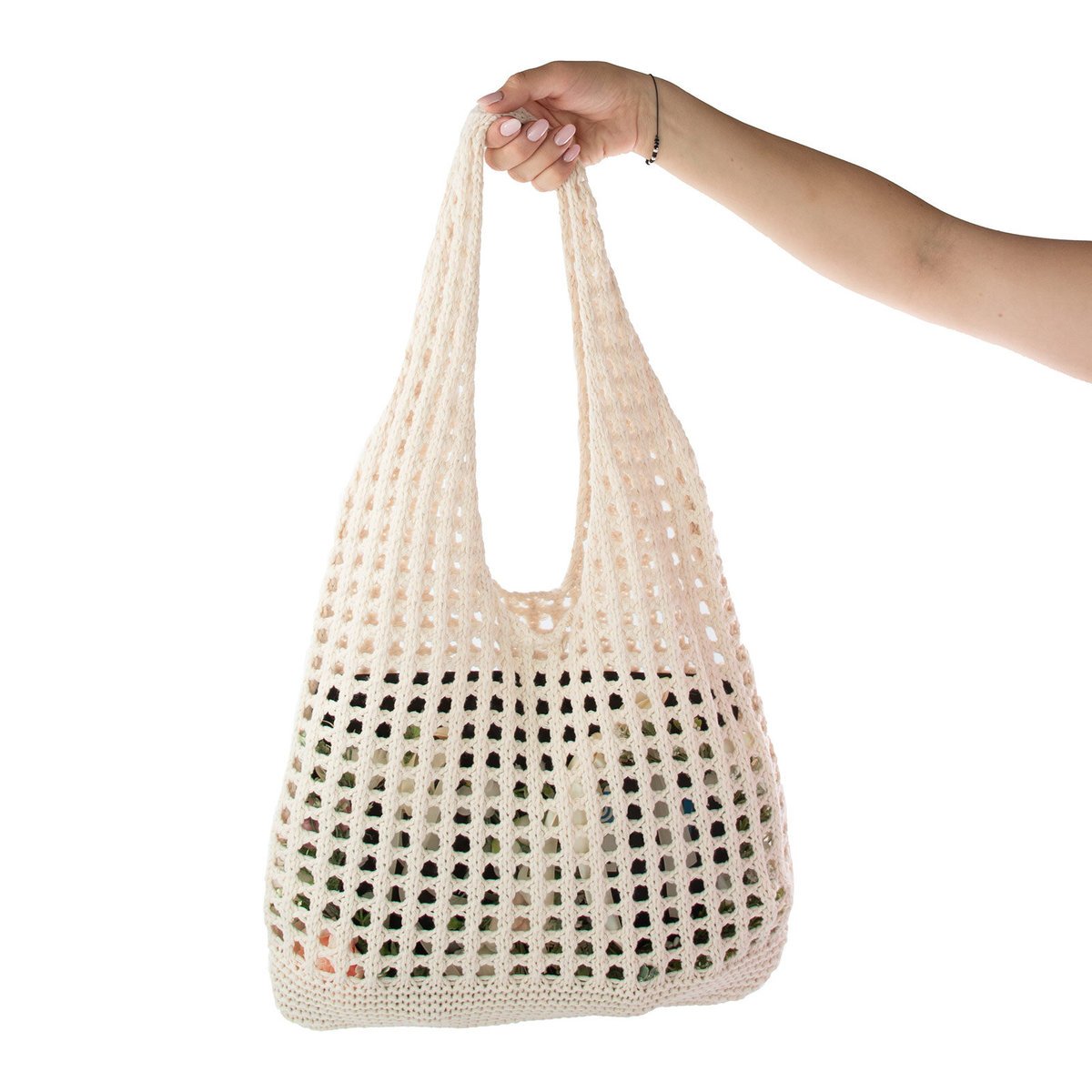 Alessio TORBA DAMSKA NA ZAKUPY na ramię torebka miejska shopperka BOHO