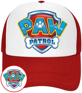 CZAPKA Z DASZKIEM PSI PATROL DLA DZIECI SIATKA CZERWONA BEJSBOLÓWKA - Czapki i chusty sportowe męskie - miniaturka - grafika 1