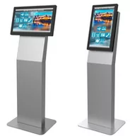 Akcesoria do monitorów - Peerless-AV KIP522-S-EUK kiosk portretowy/krajobrazowy do wyświetlaczy od 15″-32″, srebrny - miniaturka - grafika 1