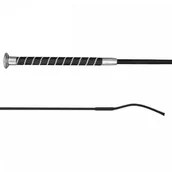 Akcesoria jeździeckie - START Bat ujeżdżeniowy GLOSSY CRYSTAL - black/chrome - miniaturka - grafika 1