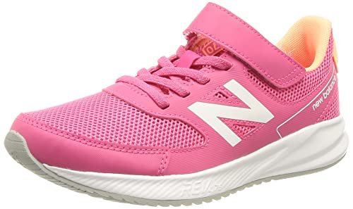 New Balance 570 v3 Bungee Lace with Hook and Loop Top Strap Sneakers, różowe, 43 EU, różowy, 43 EU