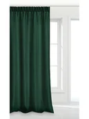 Zasłony - Zasłona 140 x 175 Dekoracyjna Taśma Viva Butelkowy - miniaturka - grafika 1