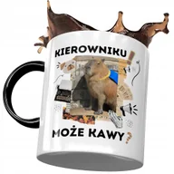 Kubki - Kubek Czarny Kapibara na Urodziny Imieniny Prezent z Nadrukiem ze Zdjęciem + Opakowanie na prezent (wzór 01) - miniaturka - grafika 1