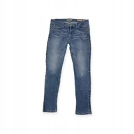 Spodnie damskie - Jeansowe spodnie damskie niebieskie GUESS 30 - miniaturka - grafika 1