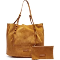 Torebki damskie - GIANNI CHIARINI Skórzana shopperka + saszetka Dory - miniaturka - grafika 1