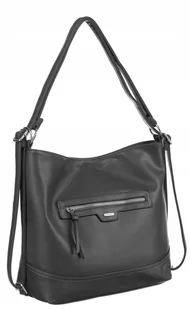 Shopperka damska Rovicky R-073-02 szara - ROVICKY - Torebki damskie - miniaturka - grafika 1