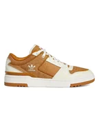 Trampki męskie - adidas Skórzane sneakersy "Forum Luxe" w kolorze biało-jasnobrązowym - miniaturka - grafika 1