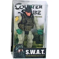 Zabawy w naśladowanie dorosłych - FIGURKA ŻOŁNIERZ Z AKCESORIAMI COUNTER STRIKE SWAT ZABAWKA DLA DZIECI - miniaturka - grafika 1