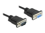 Wtyczki i adaptery - DELOCK Serial Cable RS-232 Sub-D9 male to female with narrow plug housing 2m - miniaturka - grafika 1